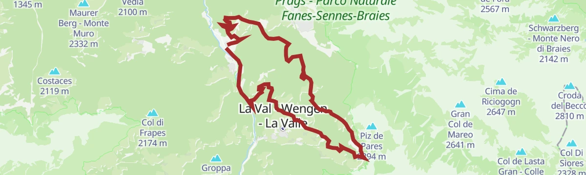 Route map: Rit tour